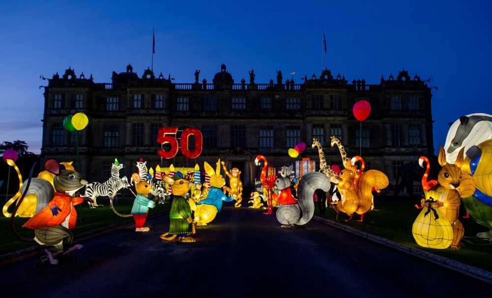 500年历史英国朗利特庄园 连续6年合作  创造中国彩灯节品牌